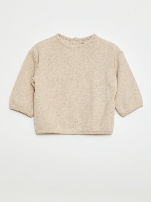 Set di maglioncini in maglia morbidissima con collo abbottonato - Kiabi