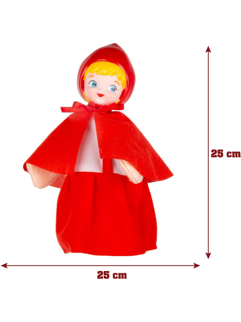 Set di marionette cappuccetto rosso 25 cm cucu show N/D - Kiabi