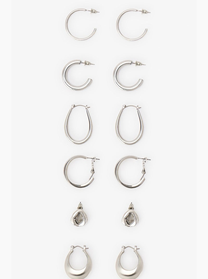 Set di orecchini gloria penti Argento - Kiabi