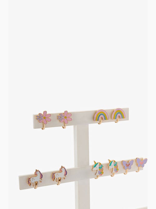 Set di orecchini unicorn per bambina penti - Kiabi