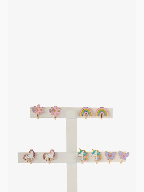 Set di orecchini unicorn per bambina penti - Kiabi