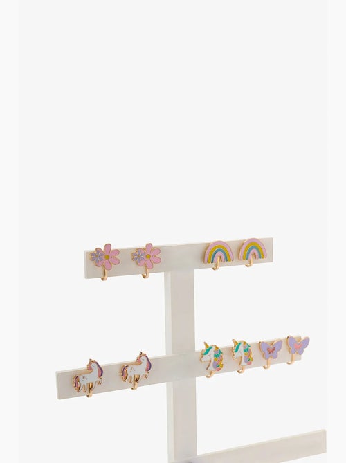 Set di orecchini unicorn per bambina penti - Kiabi
