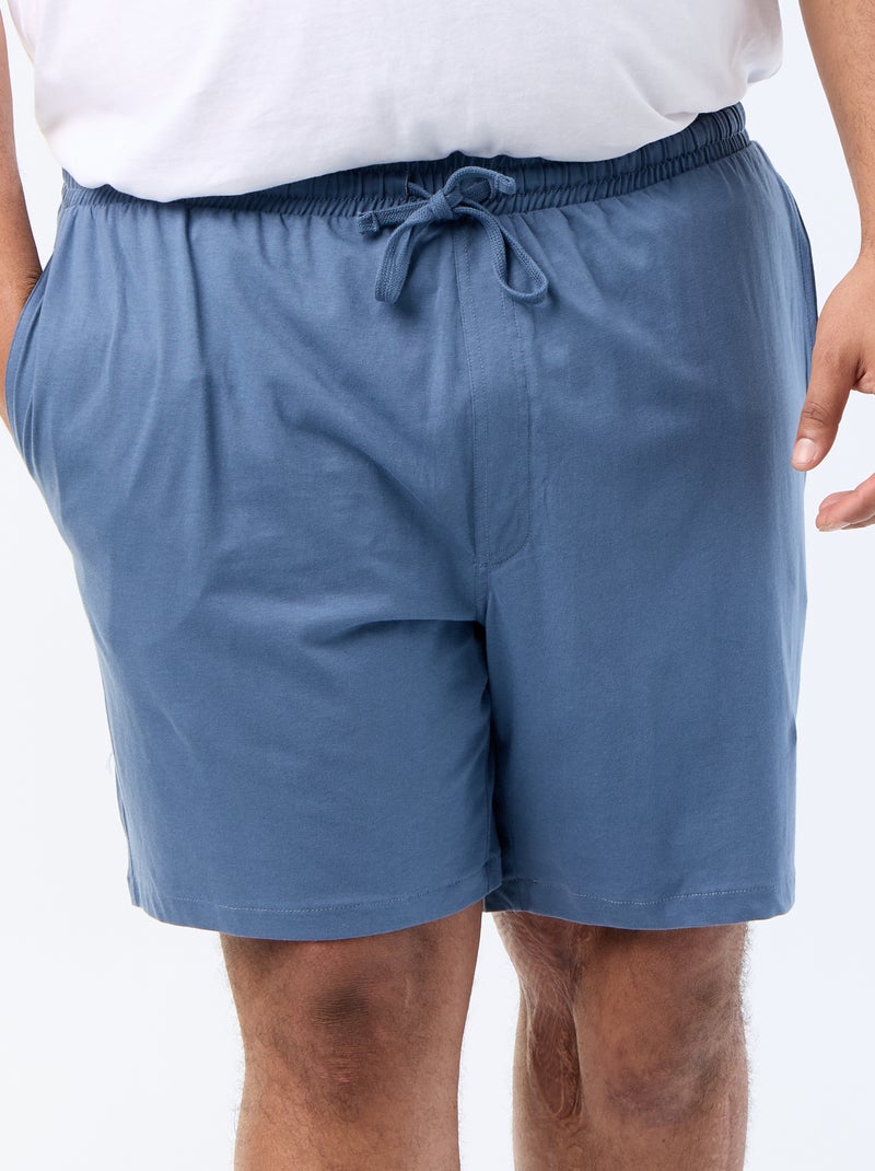 Set di pantaloncini da notte - 2 pezzi Blu - Kiabi