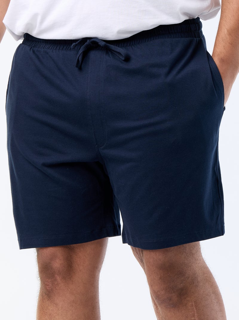 Set di pantaloncini da notte - 2 pezzi Blu - Kiabi