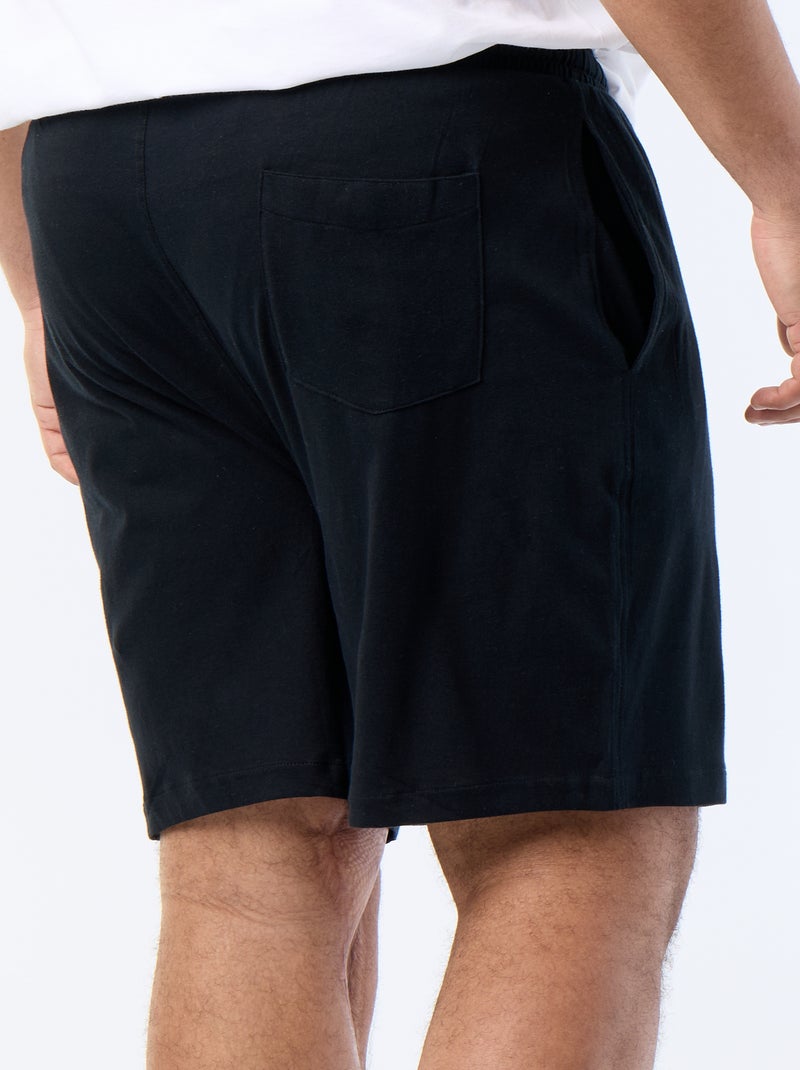Set di pantaloncini da notte - 2 pezzi Nero - Kiabi