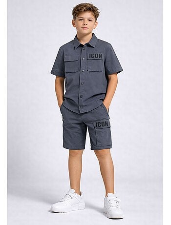 Set di pantaloncini e camicia Kebello