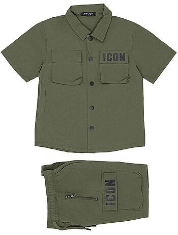 Set di pantaloncini e camicia Kebello