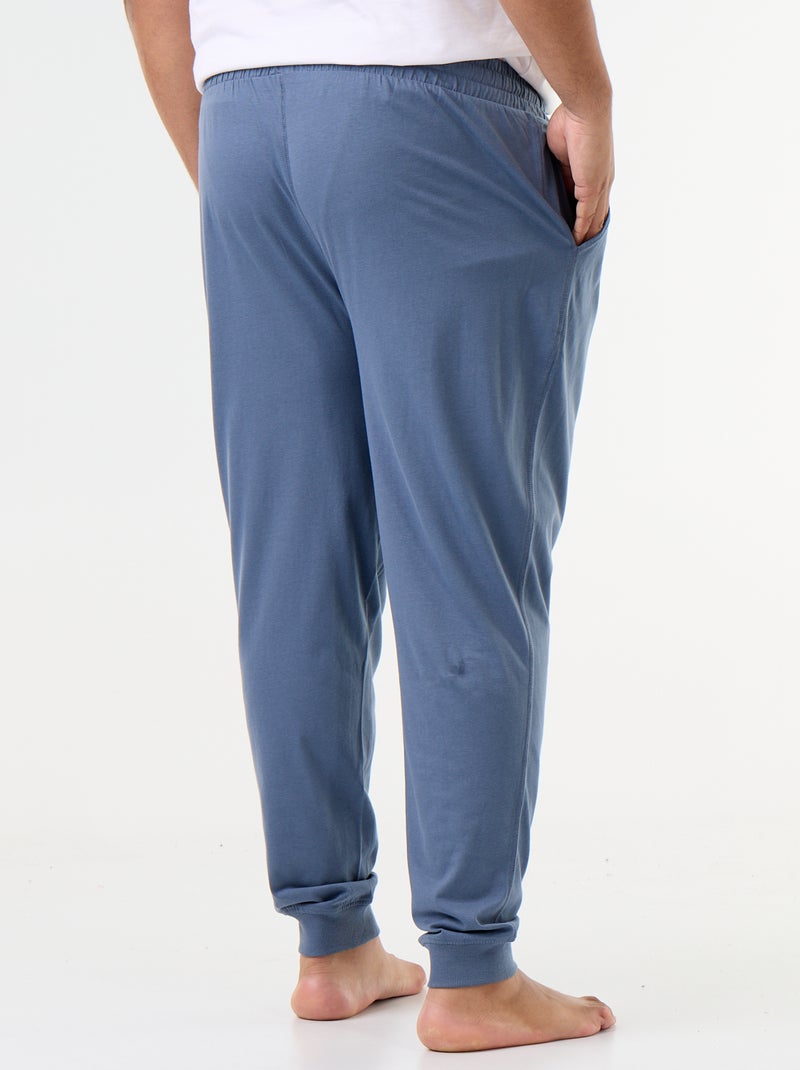 Set di pantaloni pigiama in jersey Blu - Kiabi