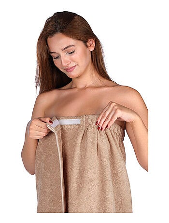 Set di pareo e asciugamani per capelli