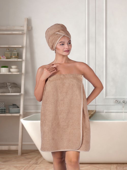 Set di pareo e asciugamani per capelli - Kiabi