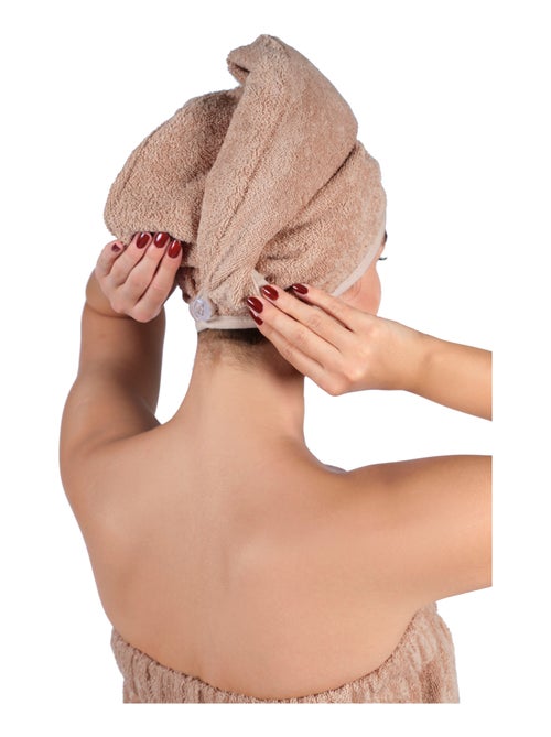 Set di pareo e asciugamani per capelli - Kiabi