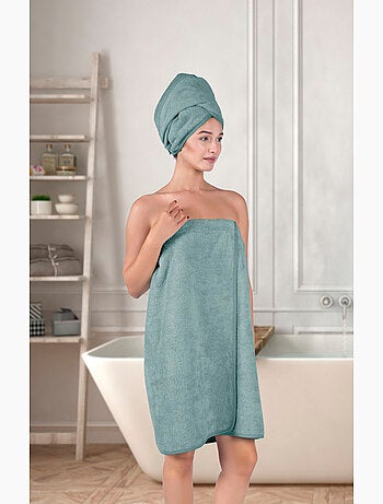 Set di pareo e asciugamani per capelli