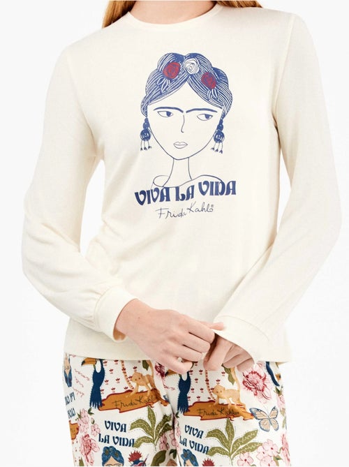 Set di pigiama frida kahlo in tessuto all-over - Kiabi Set di pigiama frida kahlo in tessuto all-over - Kiabi
