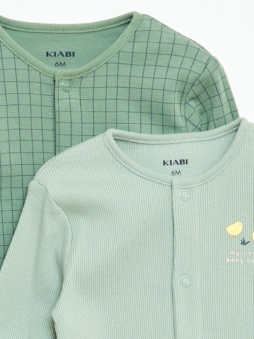 Set di pigiami tutine con piedini - Kiabi