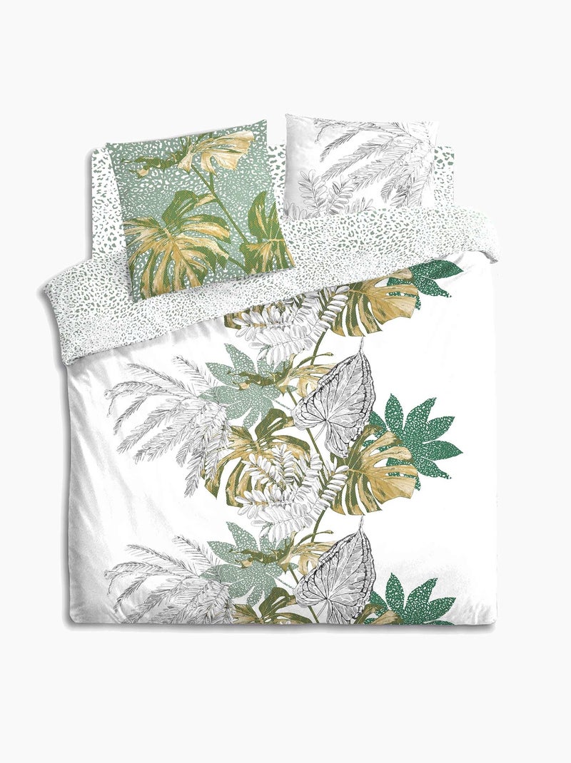 Set di piumini con stampa giungla dorata Bianco - Kiabi