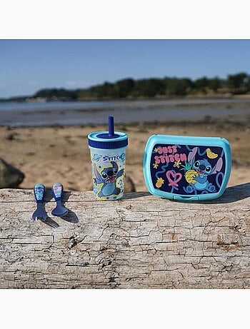Set di posate in acciaio inox per bambini 2 pezzi Lilo & Stitch Disney Baby