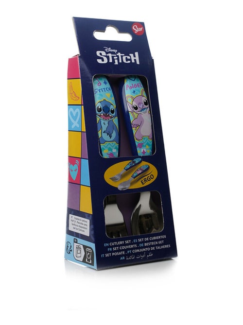 Set di posate in acciaio inox per bambini 2 pezzi Lilo & Stitch Disney Baby - Kiabi