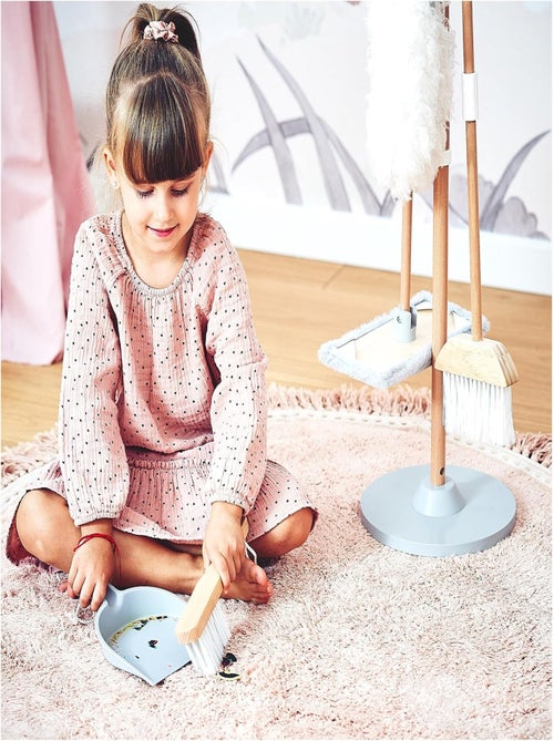 Set di pulizia bimbi legno scopa paletta e mocio mamabrum - Kiabi