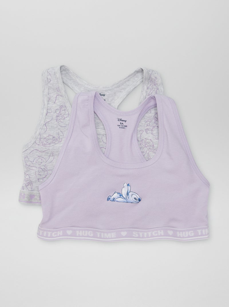 Set di reggiseni sportivi 'Stitch' GRIGIO - Kiabi