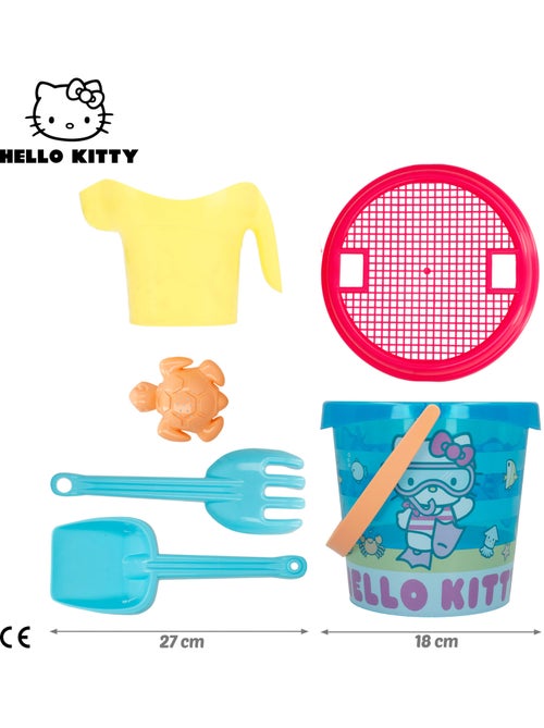 Set di secchielli da spiaggia hello kitty con accessori asciugamano e borsa - Kiabi Set di secchielli da spiaggia hello kitty con accessori asciugamano e borsa - Kiabi