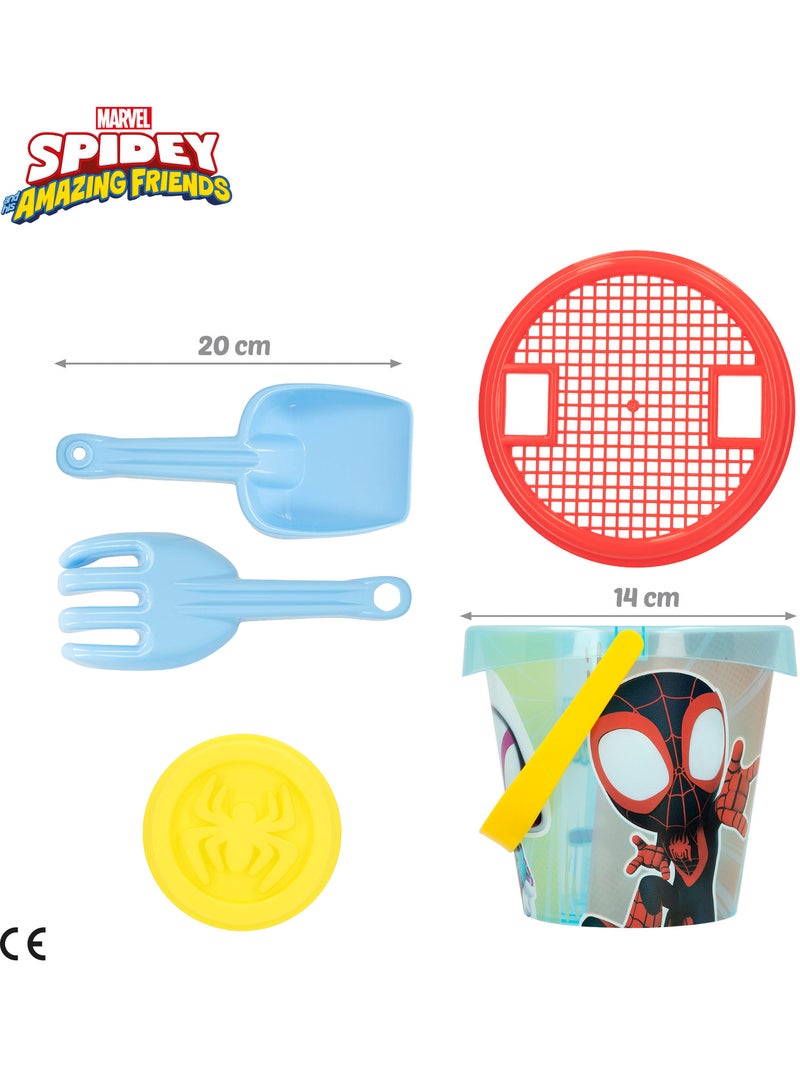 Set di secchielli da spiaggia spidey con zaino e poncho accessoriati N/D - Kiabi