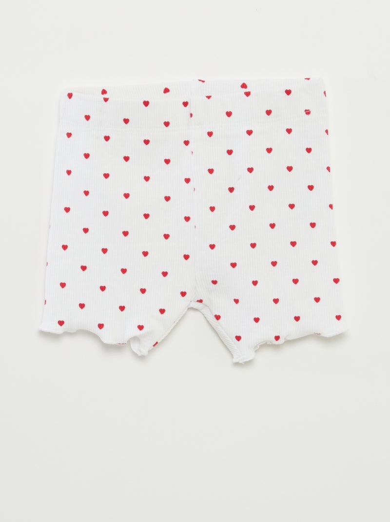 Set di shorts ciclisti - 2 pezzi BIANCO - Kiabi