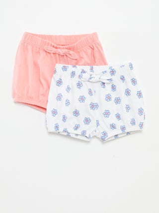 Set di shorts con fiocchi - 2 pezzi