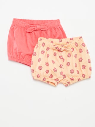 Set di shorts con fiocchi - 2 pezzi