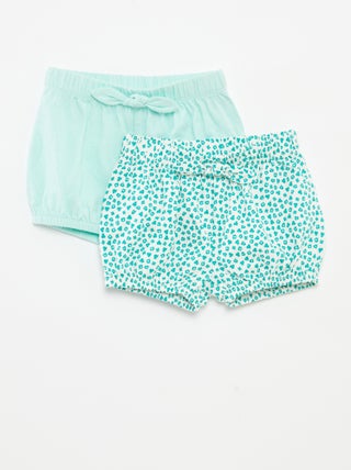 Set di shorts con fiocchi - 2 pezzi