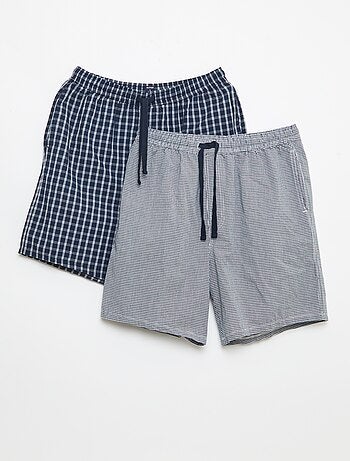 Set di shorts da notte con tasche - 2 pezzi