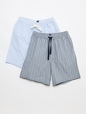 Set di shorts da notte con tasche - 2 pezzi
