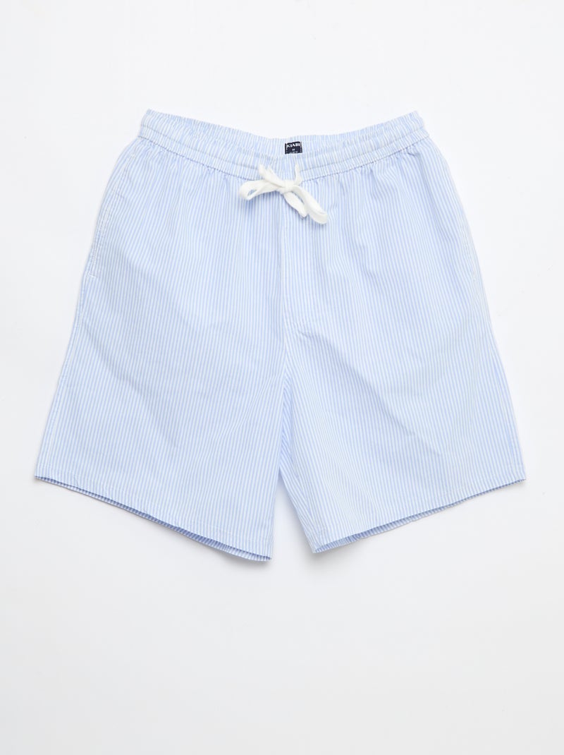 Set di shorts da notte con tasche - 2 pezzi Grigio - Kiabi