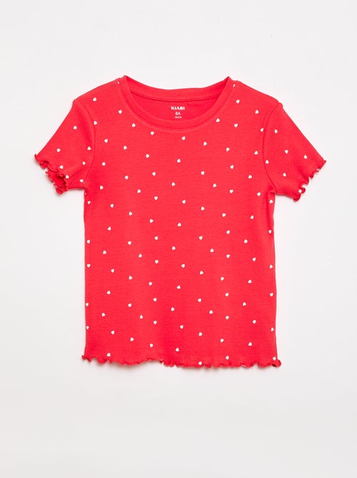 Set di t-shirt a costine - 2 pezzi - Kiabi