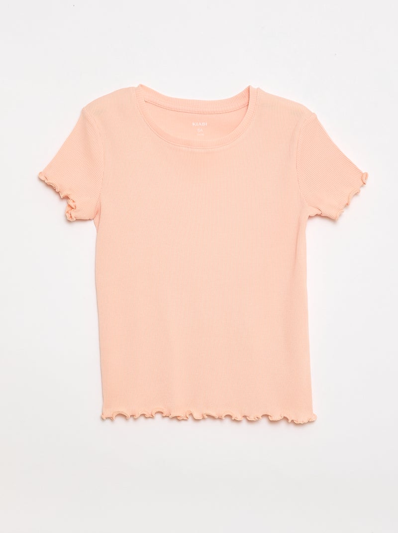 Set di t-shirt a costine - 2 pezzi Viola - Kiabi