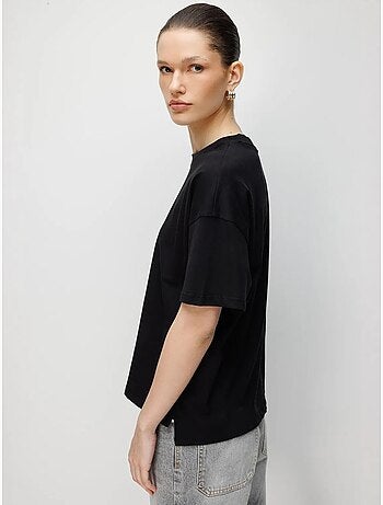 Set di t-shirt a due pezzi oversize a coste con girocollo mixray