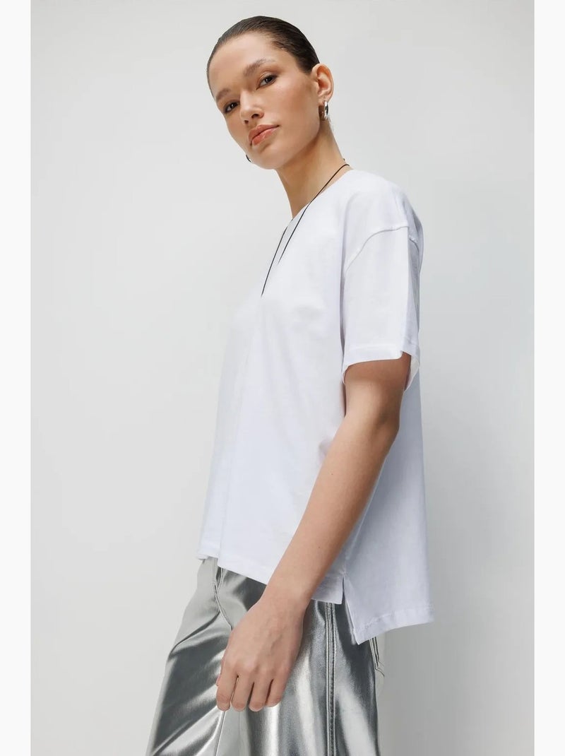 Set di t-shirt a due pezzi oversize a coste con girocollo mixray Multicolore - Kiabi