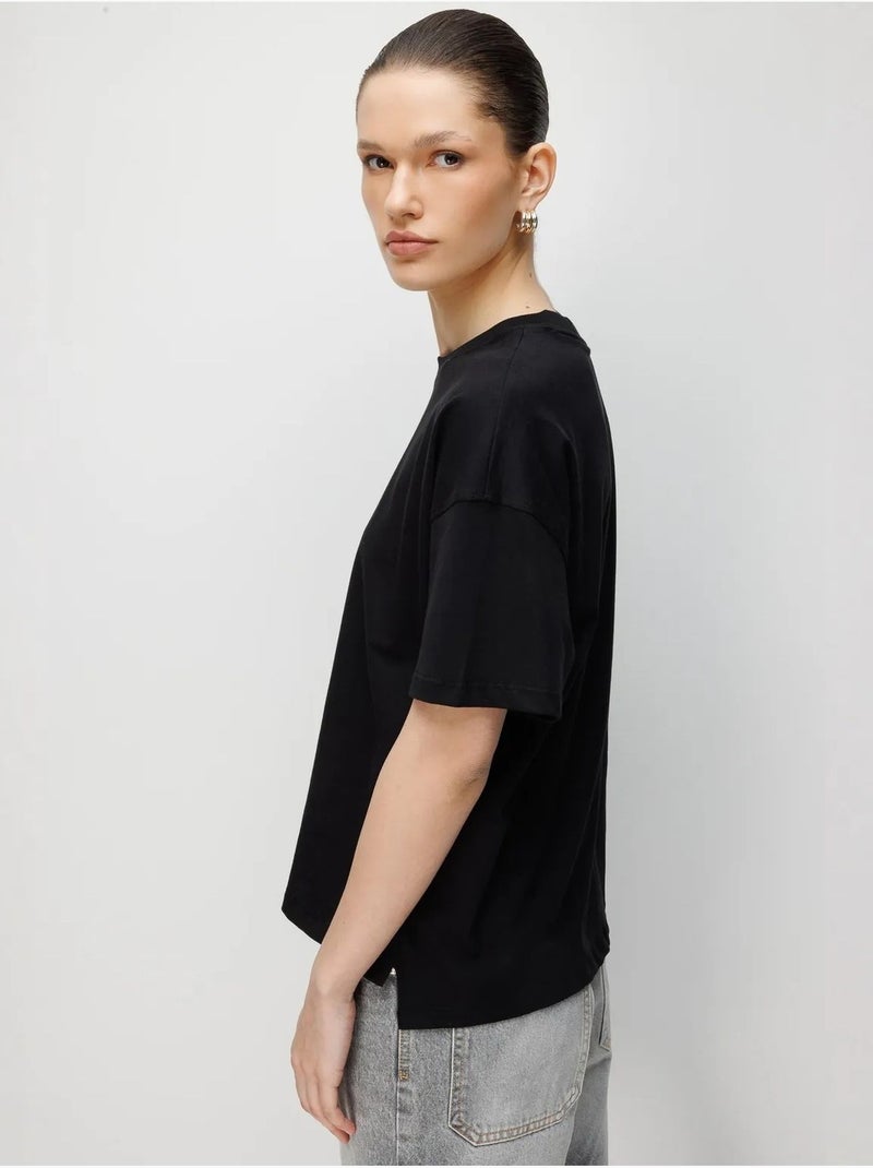 Set di t-shirt a due pezzi oversize a coste con girocollo mixray Multicolore - Kiabi