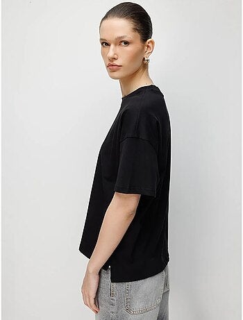 Set di t-shirt a due pezzi oversize a coste con girocollo mixray