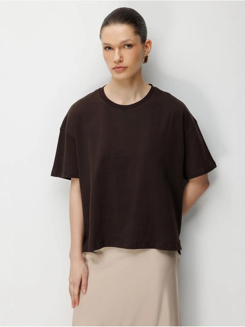 Set di t-shirt a due pezzi oversize a coste con girocollo mixray Nero - Kiabi