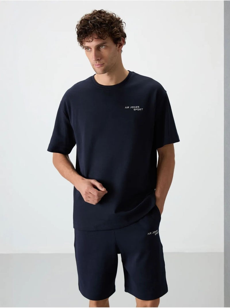 Set di t-shirt a maniche corte oversize e shorts tommy Blu marino - Kiabi