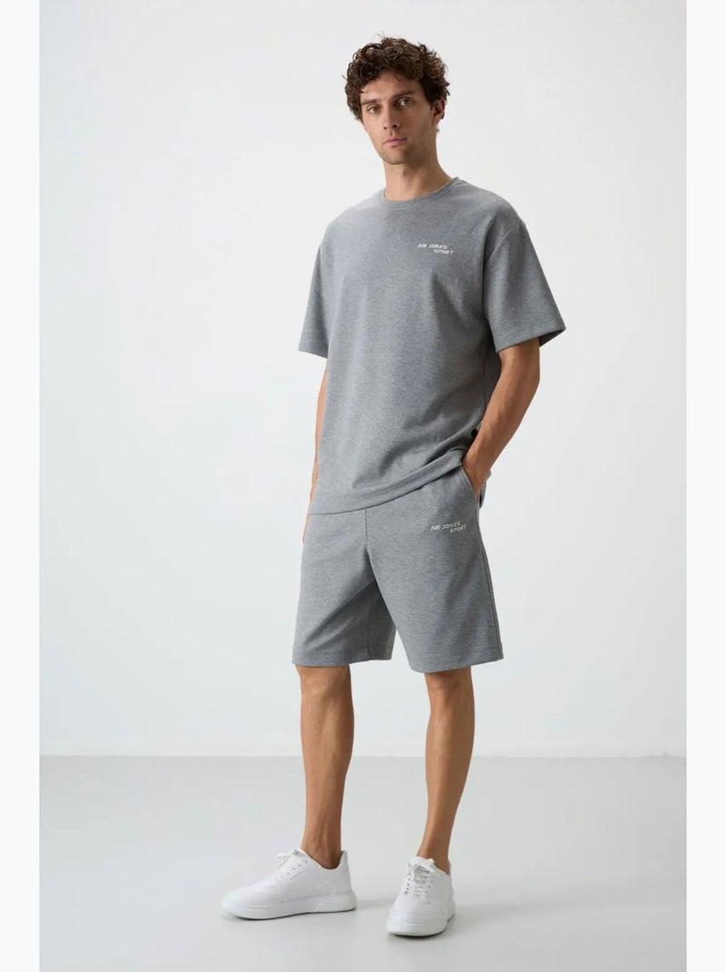 Set di t-shirt a maniche corte oversize e shorts tommy Grigio - Kiabi