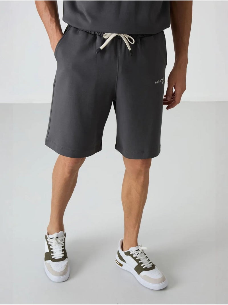 Set di t-shirt a maniche corte oversize e shorts tommy Grigio nero - Kiabi