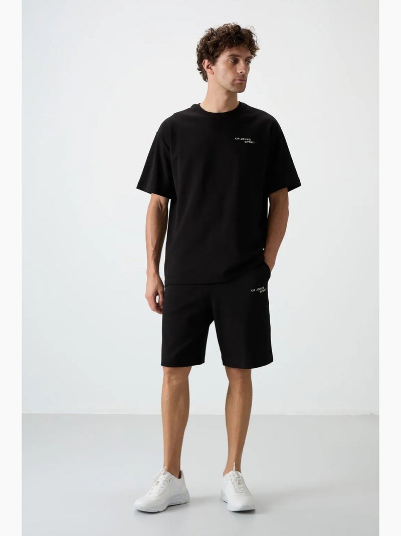 Set di t-shirt a maniche corte oversize e shorts tommy Nero - Kiabi