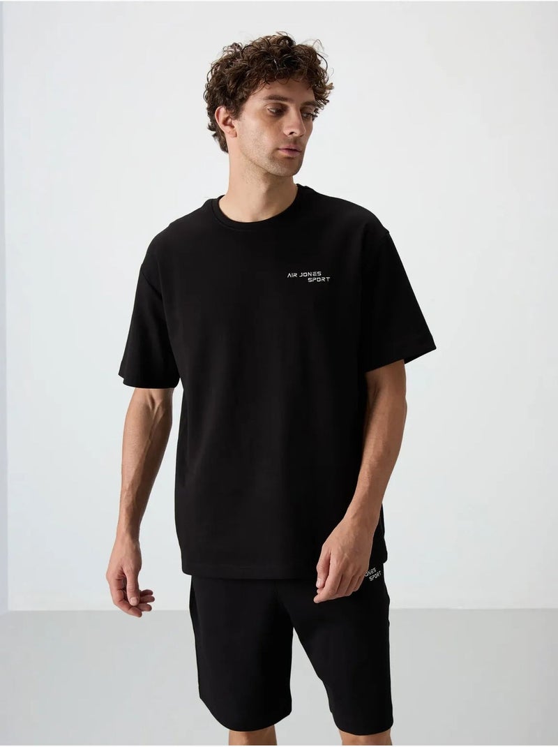 Set di t-shirt a maniche corte oversize e shorts tommy Nero - Kiabi