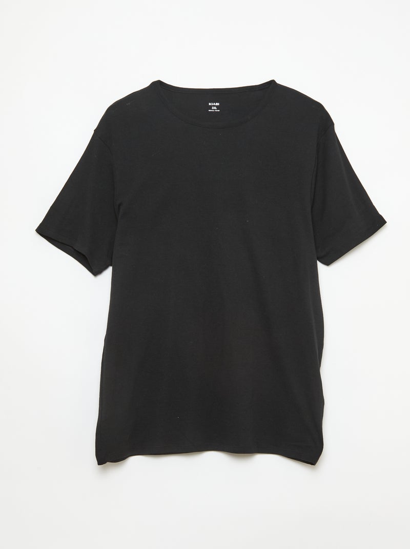 Set di t-shirt in maglia jersey - 2 pezzi Nero - Kiabi