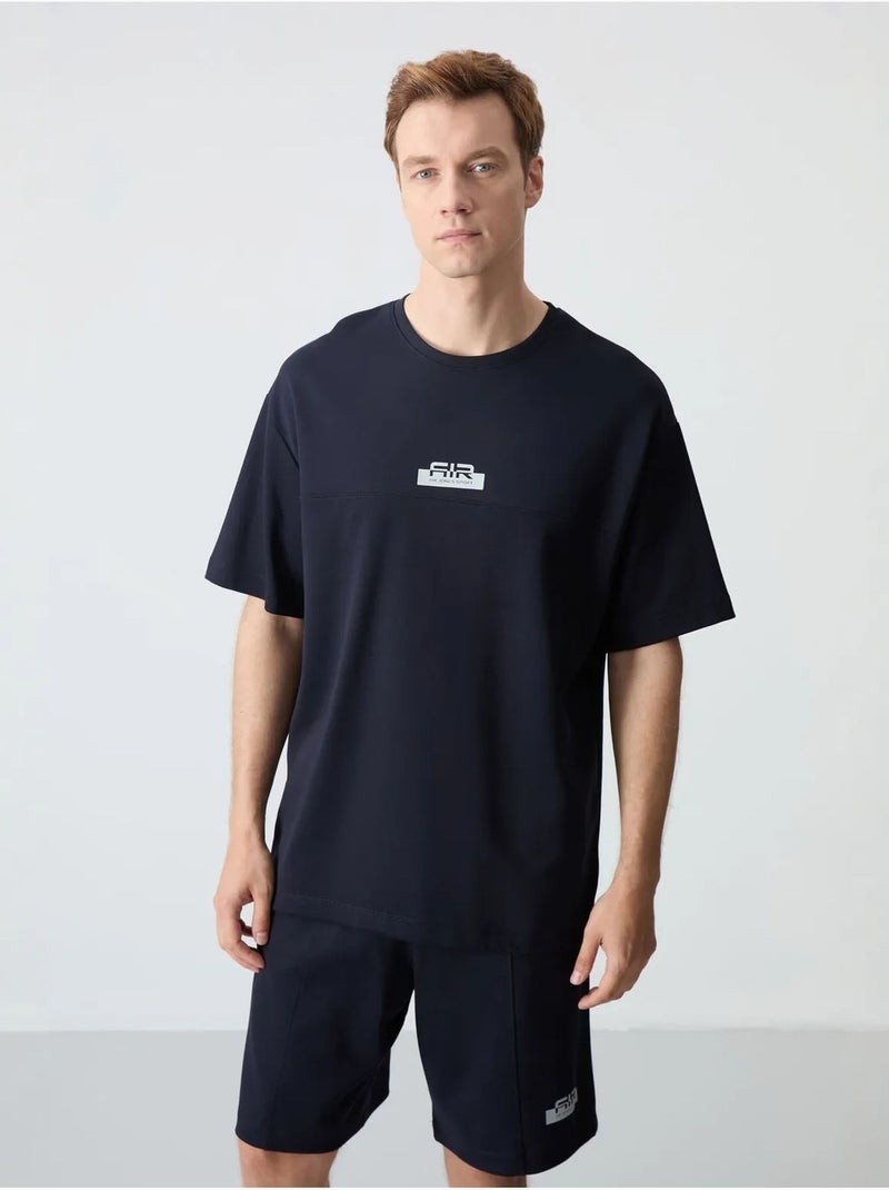 Set di t-shirt oversize e shorts da uomo tommy Blu marino - Kiabi