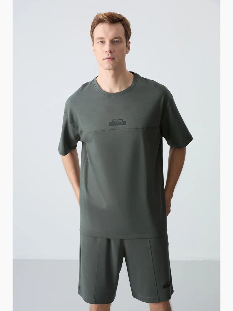 Set di t-shirt oversize e shorts da uomo tommy Grigio nero - Kiabi