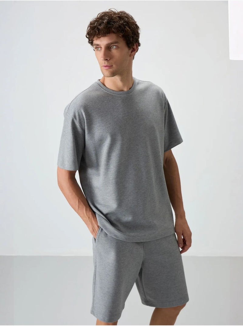 Set di t-shirt oversize e shorts tommy Grigio - Kiabi