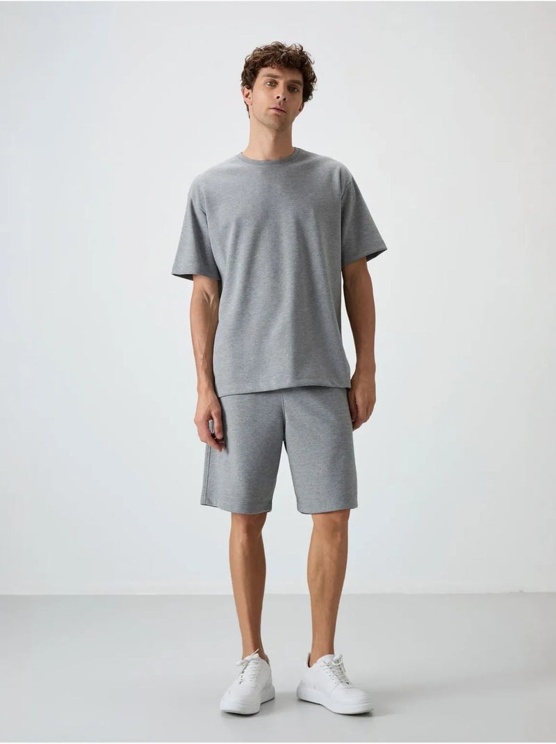 Set di t-shirt oversize e shorts tommy Grigio - Kiabi
