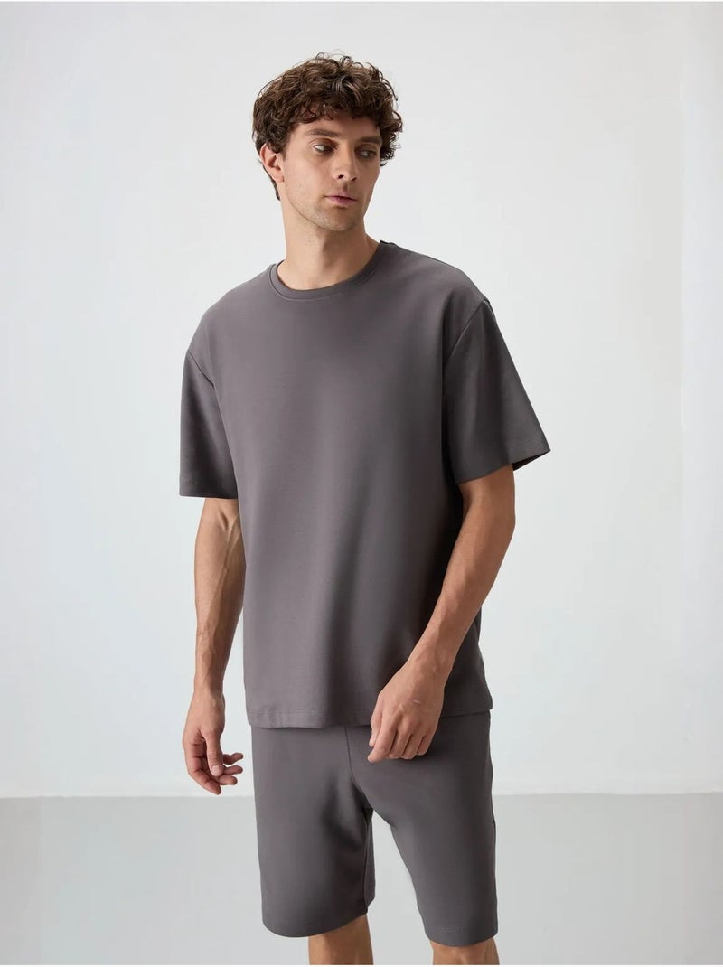 Set di t-shirt oversize e shorts tommy Grigio nero - Kiabi